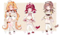 draw live2d vtuber model, live 2d vtuber rigging, rig 3d vtuber model, 2d vtuber