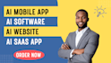develop ai website, ai saas app, ai web app, and ai chatbot