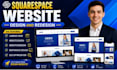 build squarespace website design and redesign, squarespace website development