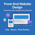 do front end website design responsive web, divi builder, google forms, payments