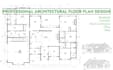 create professional 2d architectural floor plans