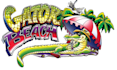 create high quality beach crocodile logo
