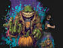 design a digital graffiti airbrush tshirt