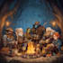 draw dnd character design and illustration