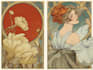 create illustrations in art nouveau style