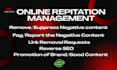 remove bad links, boost positive results and rebuild your reputation