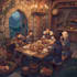 design character fantasy illustration for dnd party