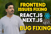 do website development bug fixing, web app, or custom web