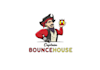 design traditional captain bounce house logo