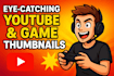 create attractive ai generated youtube and game thumbnails