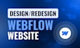 design or develop webflow website, figma to webflow expert services