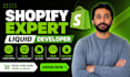 customize shopify theme using shopify liquid and custom coding