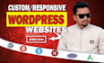 develop mobile responsive wordpress website for business