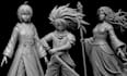 do 3d anime figure, 2d to 3d model, custom figurine and diorama for 3d printing