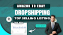 do amazon to ebay dropshipping top listings