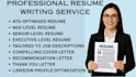 provide professional ats resume cover letter and linkedin optimization services