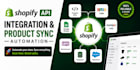 build shopify API integration and product sync automation