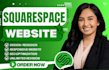 design or redesign a professional squarespace website for your business