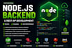 develop nodejs and nestjs rest apis