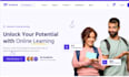 design wix lms website coaching site online course site program launch website