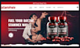 build supplement website peptide website supplement store peptide shopify store