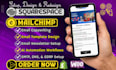 setup squarespace email newsletter automation mailchimp email template design