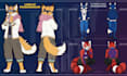 draw fursona furry art oc, anthro reference sheet, vrchat avatar, sfw and nsfw