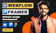 design develop modern webflow framer website figma to webflow framer expert