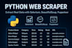 scrape data from any website using python