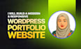 design and develop a professional portfolio website