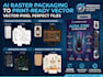convert ai images into print ready label design or packaging box files