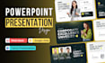 design or redesign powerpoint, pitch deck, canva presentation and google slides
