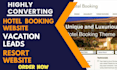build hotel resort lodge room booking website leads