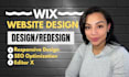 build wix website design wix website redesign, wix website development