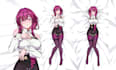 draw anime dakimakura or pillow illustration