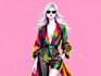 draw a digital fashion illustration