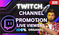 do twitch channel promotion