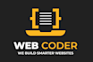 design a modern and luxurious web programming  logo