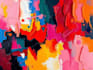 paint professional abstract oil art by digital hand paint