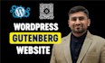 design or redesign wordpress website using generatepress gutenberg blocks