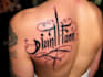 create arabic and persian minimal calligraphy tattoo