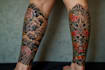 do an oriental japanese tattoo art