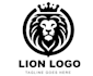 do creative high quality lion logo for a creativity