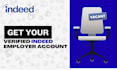 create verified indeed employer account for you