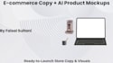 write high converting ecommerce copy and create ai product mockups for 100