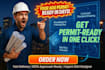 do adu permit drawing, foundation and framing plan, site plan and licensed stamp