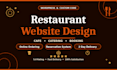 design and develop restaurant, cafe, or catering website with online reservation