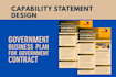 design government capability statement business plan for government contract