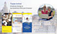 design your 1  page din long flyer, creative and printready