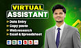 do data entry, copy paste, web research, and excel tasks